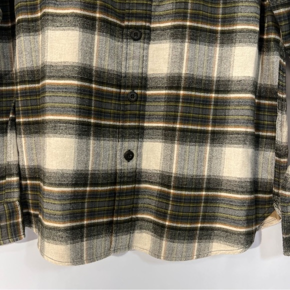 Pendleton greenPlaid Burnside double Brushed Flannel Shirt Sz Medium - Picture 10 of 11
